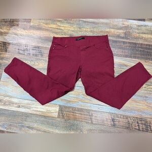 Deep Red Liverpool Pull-on Leggings Size 14
